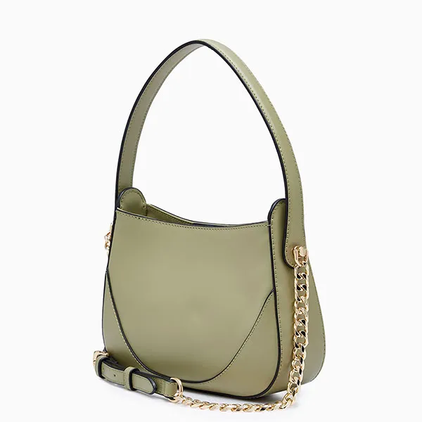 Túi Xách Nữ Lyn Circle Shoulder Bags LL23FBS242 Green Màu Xanh Lá