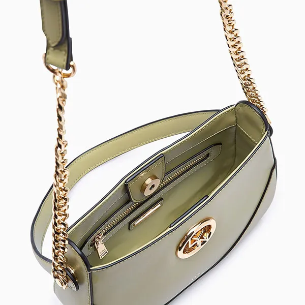 Túi Xách Nữ Lyn Circle Shoulder Bags LL23FBS242 Green Màu Xanh Lá