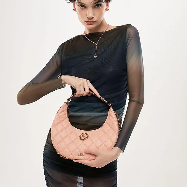 Túi Xách Nữ Lyn Niki S Shoulder Bags LL23FBF084 Màu Nude - Túi xách - Vua Hàng Hiệu