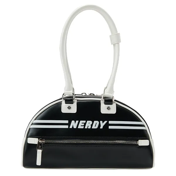 Túi Xách Tay Nerdy Mini Bowling PNEU23AA01 Màu Đen Trắng