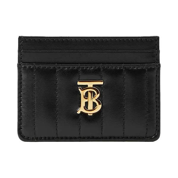 Ví Đựng Thẻ Burberry Quilted Leather Lola Card Case 80623741 Màu Đen