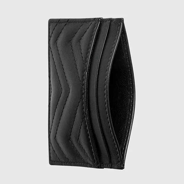 Ví Đựng Thẻ Gucci GG Marmont Card Case 443127 DTD1T 1000 Màu Đen - Túi xách - Vua Hàng Hiệu