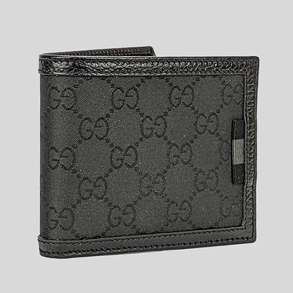 Ví Nam Gucci Men's Signature Bifold Wallet Black Màu Đen