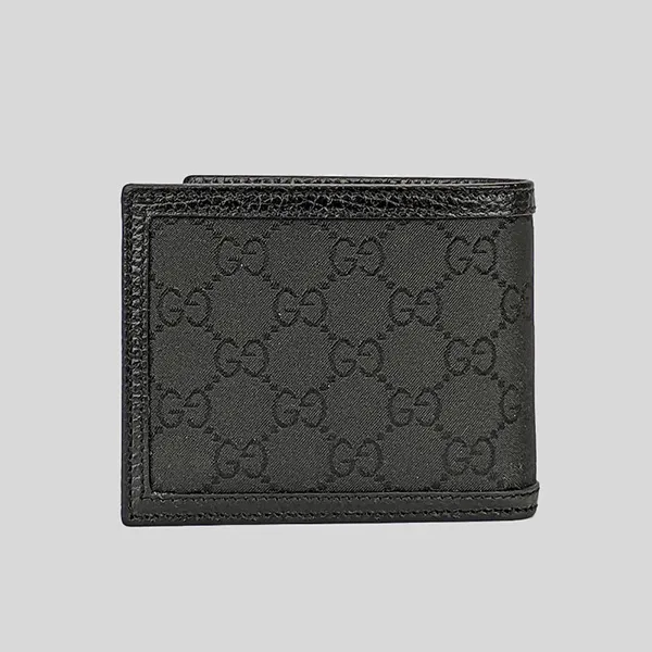 Ví Nam Gucci Men's Signature Bifold Wallet Black Màu Đen