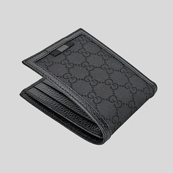 Ví Nam Gucci Men's Signature Bifold Wallet Black Màu Đen
