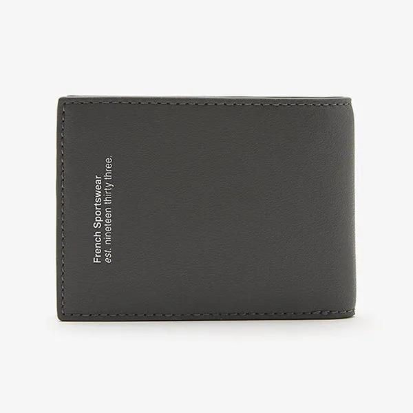 Ví Nam Lacoste Men's Interior Card Slot Foldable Wallet NH4014PN 000 Màu Xám