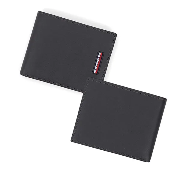 Ví Nam Tommy Hilfiger Men's Passcase Wallet With Removable ID Window Màu Đen