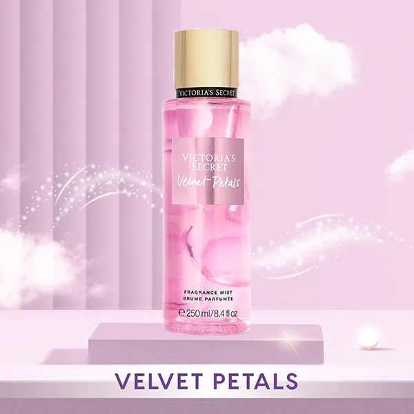 Xịt Thơm Toàn Thân Victoria's Secret Fragrance Mists Velvet Petals 250ml
