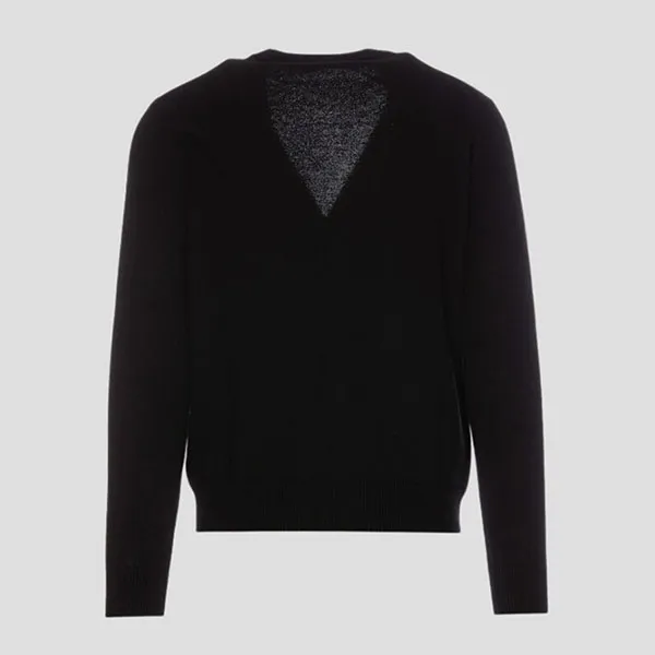 Áo Cardigan Nam Dolce & Gabbana D&G Black With Logo Plaque GXO37T JEMQ4 N0000 Màu Đen
