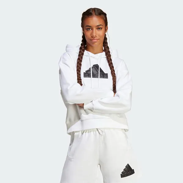 Áo Hoodie Adidas Future Icons Badge Of Sport IB8502 Màu Trắng Size M - Thời trang - Vua Hàng Hiệu