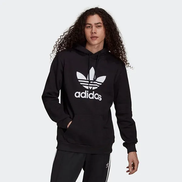 Áo Hoodie Adidas Originals Trefoil Hoody H06667 Màu Đen Size XS