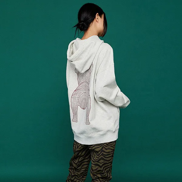 Áo Hoodie LifeWork Big Ladok Hoodie LW235HD990 Màu Xám Nhạt
