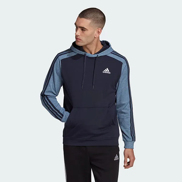 Áo Hoodie Nam Adidas Essentials Mélange French Terry HL1974 Màu Xanh Đen Size S