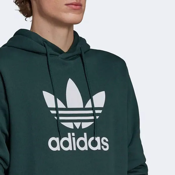 Áo Hoodie Nam Adidas Trefoil HK7270 Màu Xanh Rêu Size XS - Thời trang - Vua Hàng Hiệu