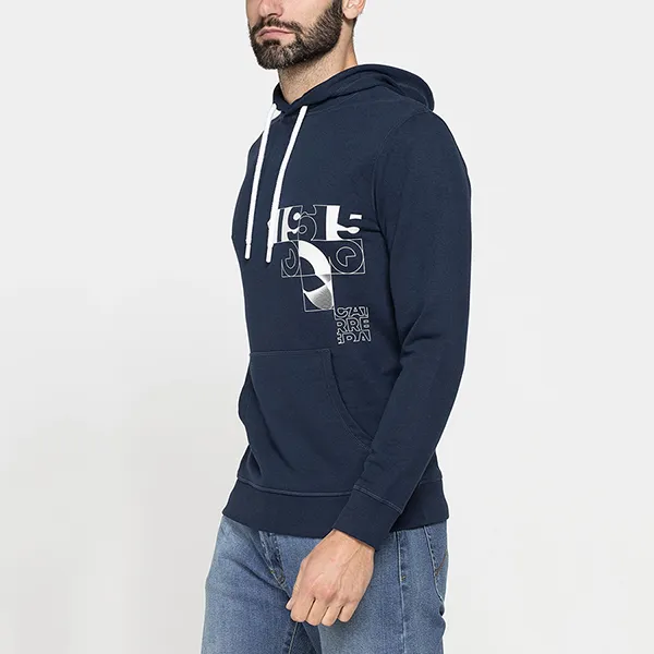 Áo Hoodie Nam Carrera Jeans Lightweight With Kangaroo Pocket 835A0043A_40K Màu Xanh Navy Size L - Thời trang - Vua Hàng Hiệu