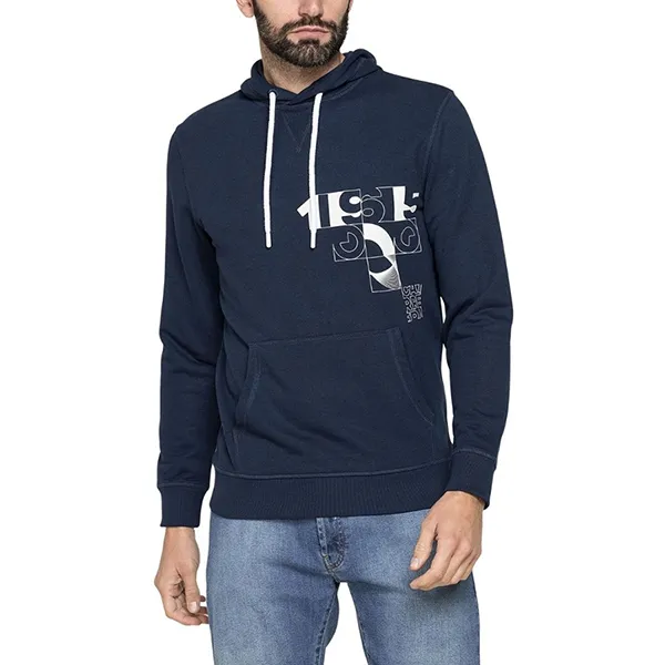 Áo Hoodie Nam Carrera Jeans Lightweight With Kangaroo Pocket 835A0043A_40K Màu Xanh Navy Size L - Thời trang - Vua Hàng Hiệu