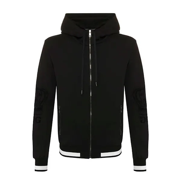 Áo Hoodie Nam Dolce & Gabbana D&G Track Jackets Màu Đen Size 48 - Thời trang - Vua Hàng Hiệu