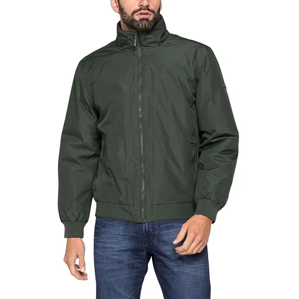 Áo Khoác Gió Nam Carrera Jeans Lót Nỉ Jacket With Fleece Lining 408B1425A_798 Màu Xanh Green Size L