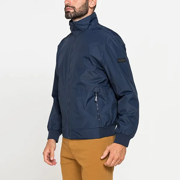 Áo Khoác Gió Nam Carrera Jeans Lót Nỉ Jacket With Fleece Lining 408B1425A_687 Màu Xanh Than Size L