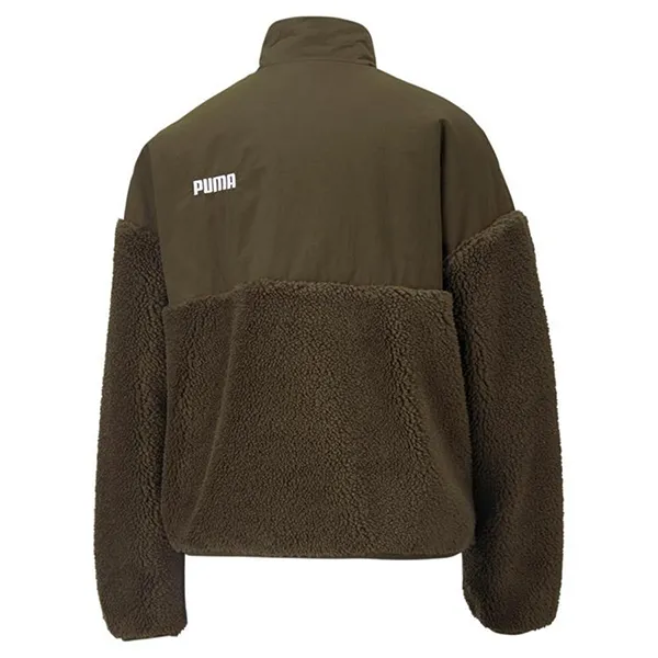 Áo Khoác Lông Nữ Puma Sherpa 672290-62 Màu Xanh Olive Size S - Thời trang - Vua Hàng Hiệu