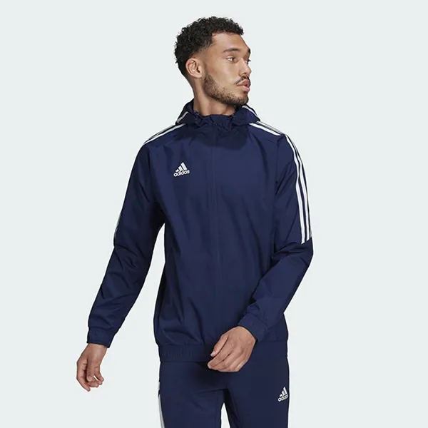 Áo Khoác Nam Adidas Condivo 22 All Weather Jacket HA6266 Màu Xanh Navy