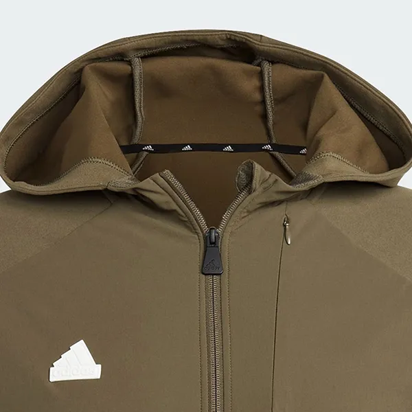 Áo Khoác Nam Adidas Designed 4 Gameday Premium Full Zip Track Top IC8041 Màu Xanh Olive Size M