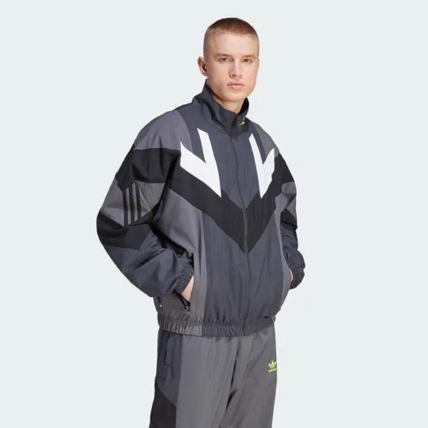 Áo Khoác Nam Adidas Rekive Woven Track Jacket IC6004 Màu Xám Tím