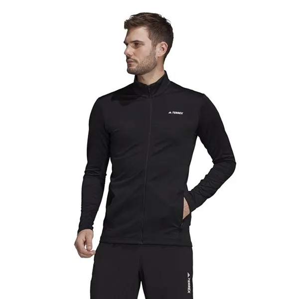 Áo Khoác Nam Adidas Terrex Multi Primegreen Full Zip Fleece Jacket GI7306 Màu Đen Size XL