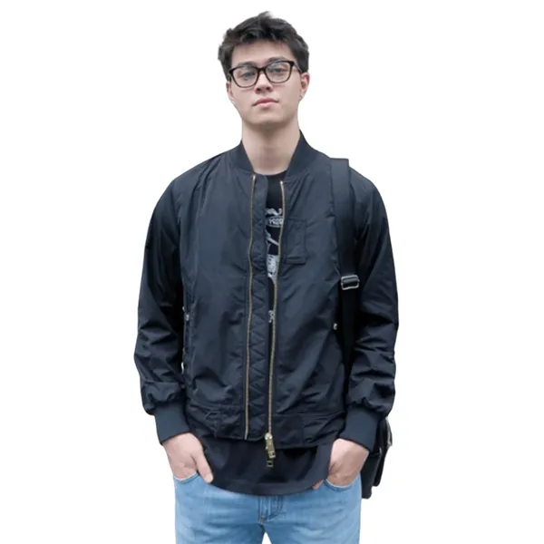 Áo Khoác Nam Burberry Black With Gold Zip 8061649 Màu Đen