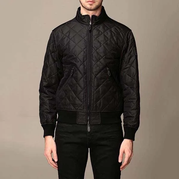 Áo Khoác Nam Burberry Diamond Quilted Thermoregulated Jacket 8019131 Màu Đen Size 46 - Thời trang - Vua Hàng Hiệu