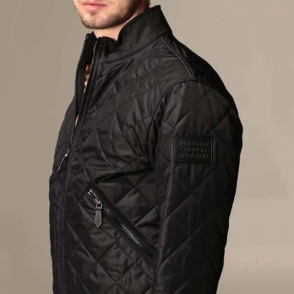 Áo Khoác Nam Burberry Diamond Quilted Thermoregulated Jacket 8019131 Màu Đen Size 46 - Thời trang - Vua Hàng Hiệu
