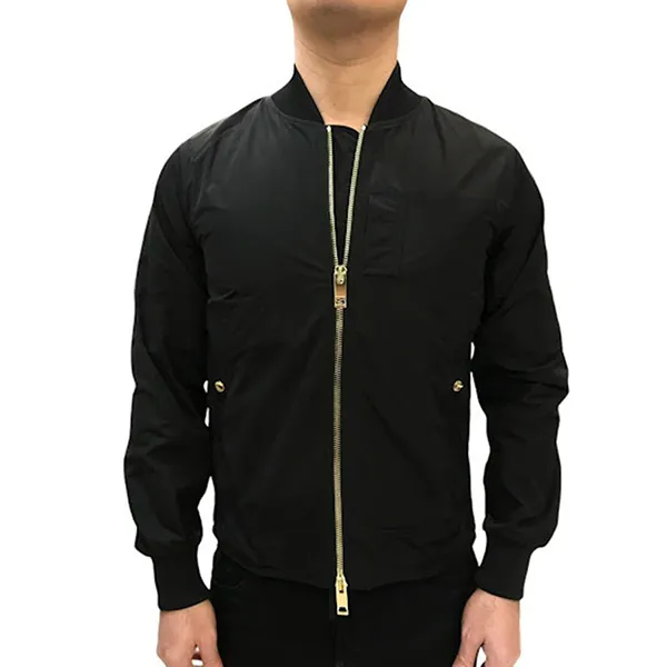 Áo Khoác Nam Burberry With Gold Zip 8061649 Màu Đen Size 48