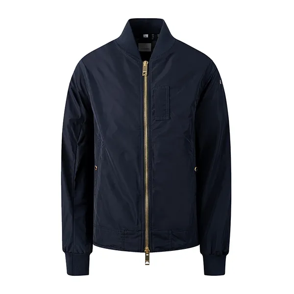 Áo Khoác Nam Burberry With Gold Zip 8061650 Màu Xanh Navy Size 44 - Thời trang - Vua Hàng Hiệu