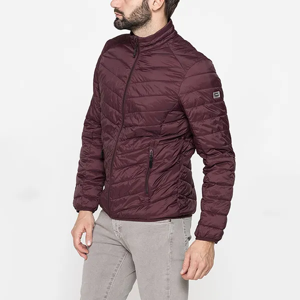 Áo Khoác Nam Carrera Jeans Ultra Light Long Sleeve Jacket 408Y1417R_497 Màu Đỏ Mận Size M - Thời trang - Vua Hàng Hiệu