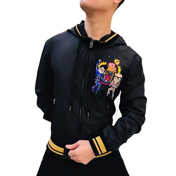 Áo Khoác Nam Dolce & Gabbana D&G Họa Tiết Màu Đen Vàng Size 48 - Thời trang - Vua Hàng Hiệu