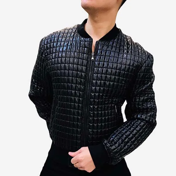 Áo Khoác Nam Dolce & Gabbana D&G Quilted Nylon Bomber Jacket With Knitted Details Black Màu Đen Size 46 - Thời trang - Vua Hàng Hiệu