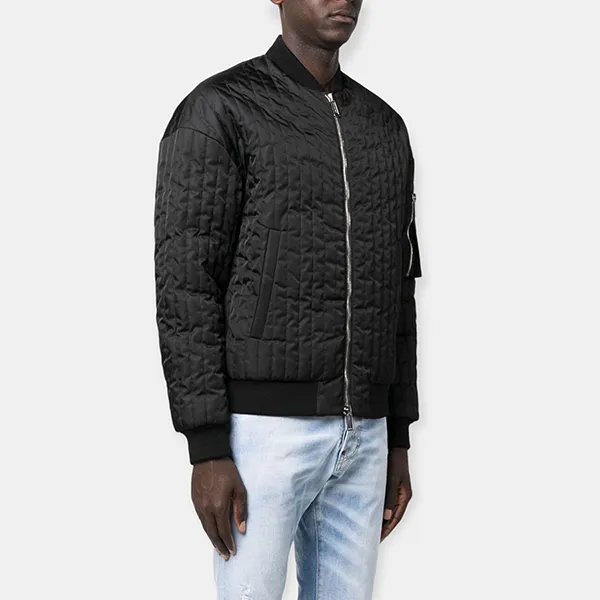 Áo Bomber Nam Dsquared2 S79AM0050S78232900 Màu Đen Size 48 - Thời trang - Vua Hàng Hiệu