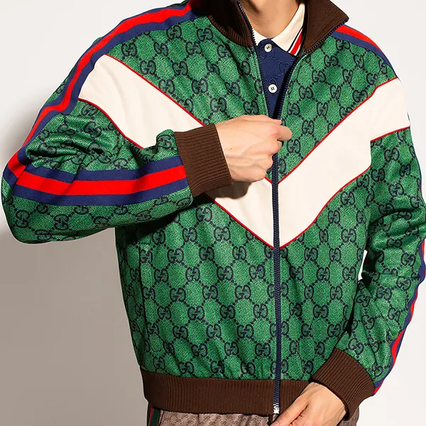 Áo Khoác Nam Gucci Sweatshirt With Logo 653367 Màu Xanh Green Size XS - Thời trang - Vua Hàng Hiệu