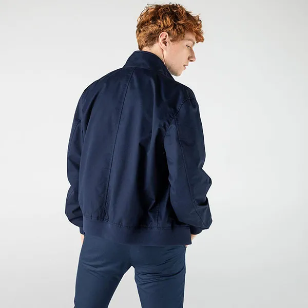 Áo Khoác Nam Lacoste Men’s Water-Resistant Cotton Zip Jacket BH1045 00 166 Màu Xanh Navy Size 52 - Thời trang - Vua Hàng Hiệu