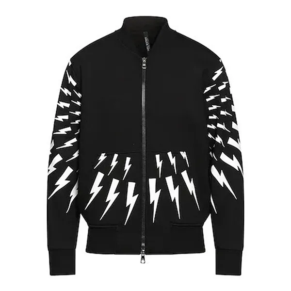 Áo Khoác Nam Neil Barrett Lightning Bolt Reversible BJS008S Màu Đen Size XXS - Thời trang - Vua Hàng Hiệu