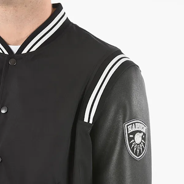 Áo Khoác Nam Neil Barrett X James Harden College Jacket in Black Màu Đen Size S - Thời trang - Vua Hàng Hiệu