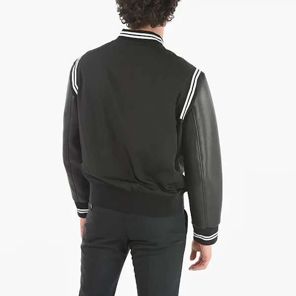Áo Khoác Nam Neil Barrett X James Harden College Jacket in Black Màu Đen Size S - Thời trang - Vua Hàng Hiệu