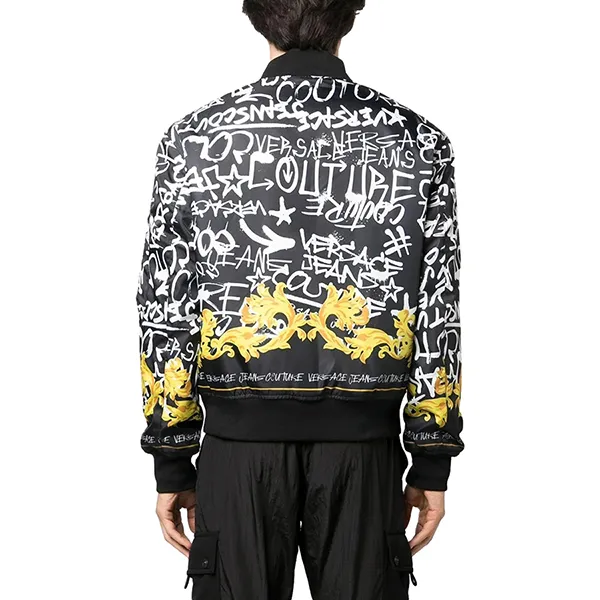 Áo Khoác Nam Versace Jacket Black/Gold 75GASD01 Màu Đen Vàng Size 46 - Thời trang - Vua Hàng Hiệu