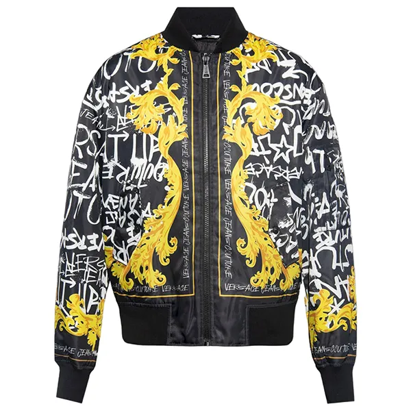 Áo Khoác Nam Versace Jacket Black/Gold 75GASD01 Màu Đen Vàng Size 46 - Thời trang - Vua Hàng Hiệu
