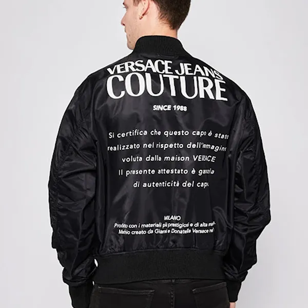 Áo Khoác Nam Versace Jeans Couture Reversible Sweatshirt C1GVA9A5 Màu Vàng Size 48