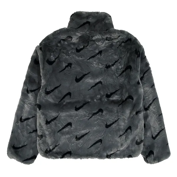 Áo Khoác Nữ Nike Women's Gray Lifting Hair Warm Small Cloak DQ6843-070 Màu Xám Size XL - Thời trang - Vua Hàng Hiệu