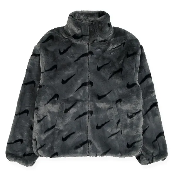 Áo Khoác Nữ Nike Women's Gray Lifting Hair Warm Small Cloak DQ6843-070 Màu Xám Size XL - Thời trang - Vua Hàng Hiệu