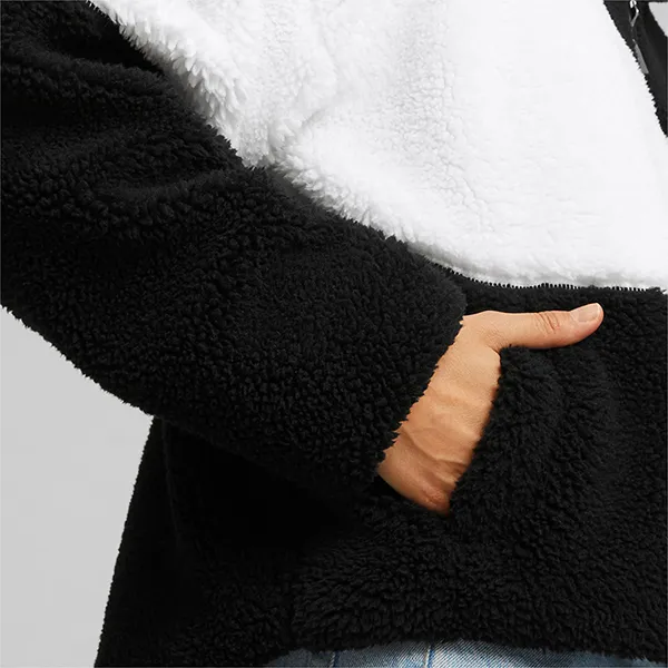 Áo Khoác Nữ Puma Big Cat Kadın Siyah Polar Ceket 675370_01 Màu Đen Trắng Size M - Thời trang - Vua Hàng Hiệu