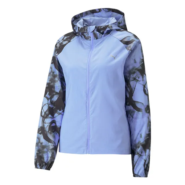 Áo Khoác Nữ Puma Women's Run All Over Print Favorite Woven Jacket Màu Xanh Tím Size S - Thời trang - Vua Hàng Hiệu