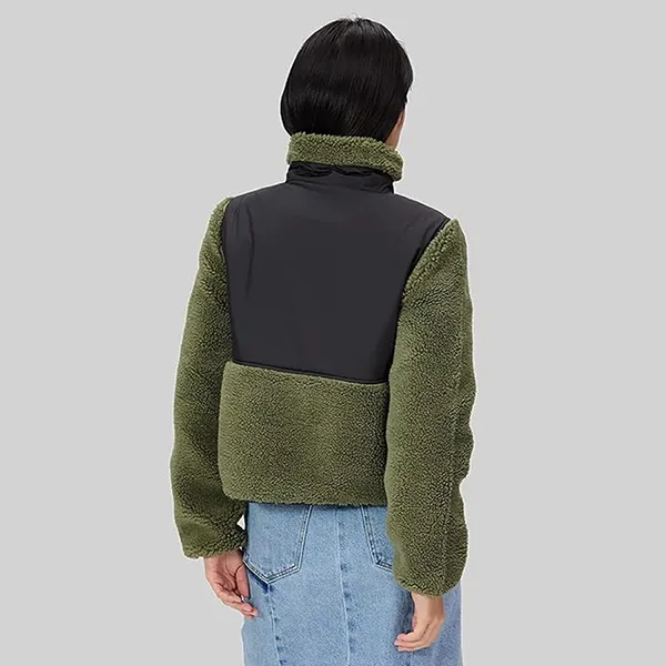 Áo Khoác Nữ Puma Women's Sherpa Hybrid Outer Jacket 846362 Màu Xanh/Đen Size S
